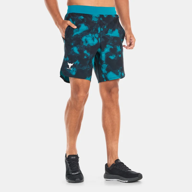 UNDER ARMOUR Men's Project Rock Woven Printed Shorts